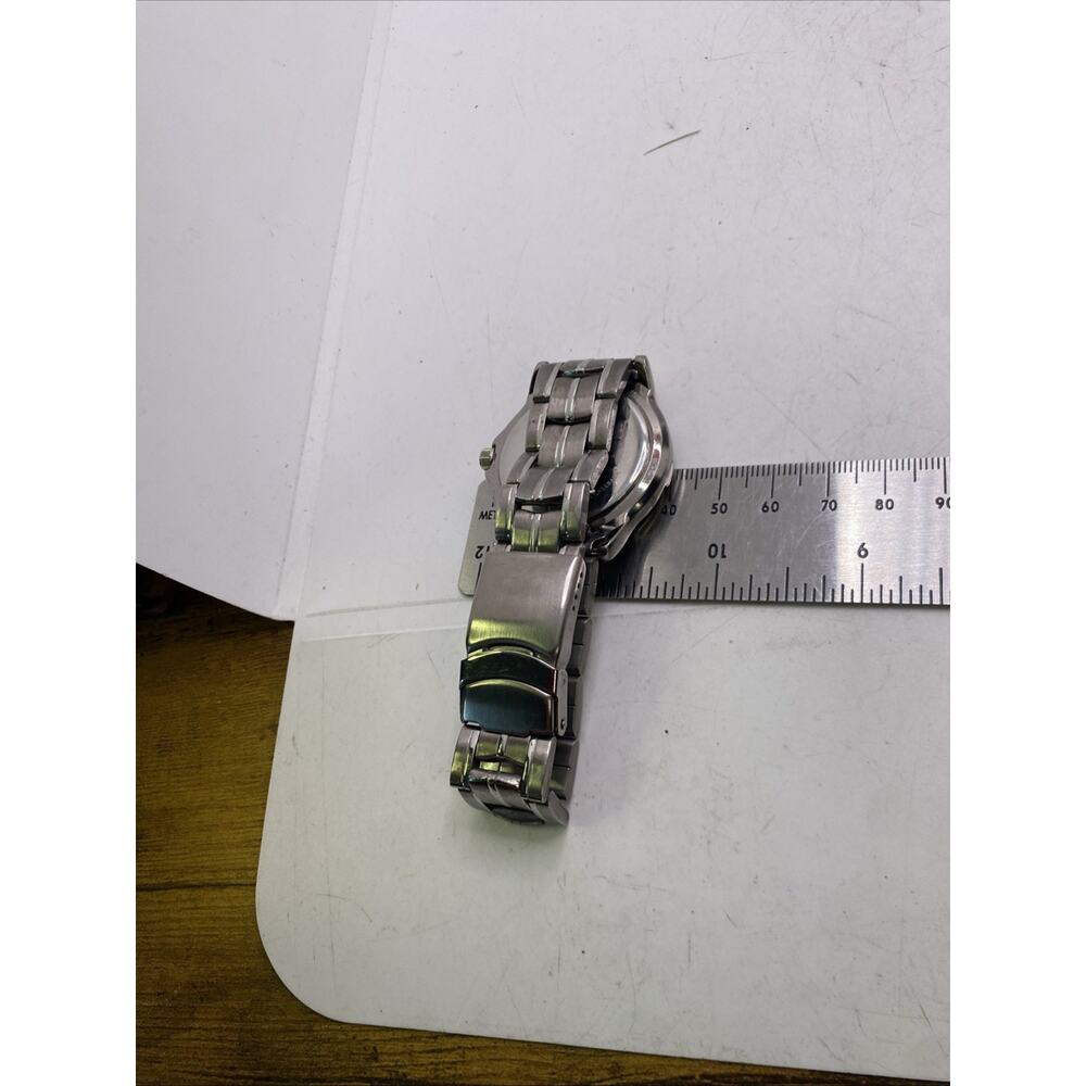Lorus By Seiko Mens Silver Watch Works New Battery - Picture 4 of 5